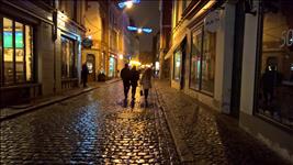 Back home on the streets of Riga