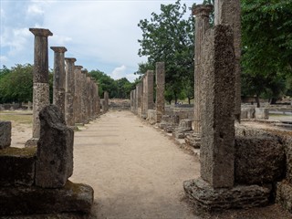 Hier im historischen Olympia