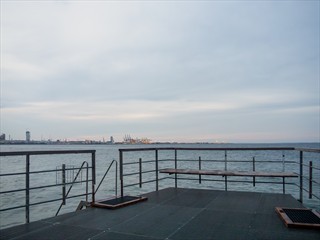 Ein wehmütiger Blick von einer echten "Badebro". Morgen gehts nach Hause